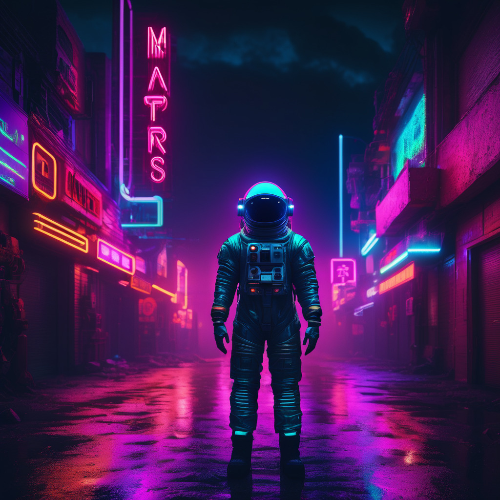 Astronaut on mars